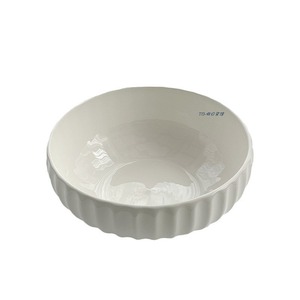 Bol à soupe de 8 pouces à rayures verticales blanches pour nouilles, ramen, usage domestique - Product Image 5