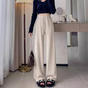 <span class=keywords><strong>Pantalon</strong></span> large amincissant pour femmes rondes, collection Printemps-Automne-Hiver 2026, doublé polaire, <span class=keywords><strong>taille</strong></span> haute, doux et moelleux <span class=keywords><strong>en</strong></span> nylon/coton - Product Image 4