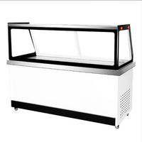 Vitrine chauffante pour aliments chauds, prix FOB, fournisseur chinois, vitrine réchauffante pour traiteur, pour l'exportation