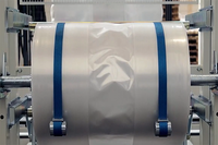 Film étirable pour palettes stabilisé aux UV, imperméable, pour couverture industrielle de palettes, film étirable à froid pour stockage extérieur de palettes