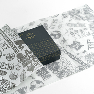 Eco Friendly Custom Logo Wrapping Tissue <b>Paper</b> <b>Thick</b> Plain Double Sided For Shoe Cosmetic Book Packaging Wrapping In Bulk - Product Image 1