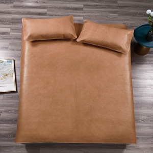 ผ้าปูที่นอนหนังวัวอีโค่ คิงมู ขนาด 1.8 ม. 1.5 ม. พับได้ สีพื้น สำหรับใช้ในบ้าน - Product Image 2