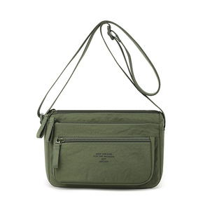Sac bandoulière en nylon léger et respirant avec fermeture éclair, sac de poitrine tendance, sac banane de course pour l'extérieur - Product Image 4