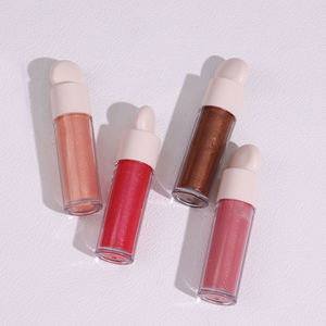 Gloss à lèvres liquide minéral à marque privée, prêt à être expédié, logo personnalisé, vente en gros, 4 couleurs, faible MOQ - Product Image 1