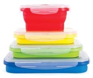 Contenitore di Preparazione per La Cucina O Bambini Scatole di Pranzo Del Silicone di Conservazione Degli Alimenti Contenitori - Product Image 6