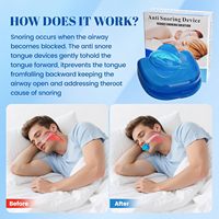 Dispositifs anti-ronflement, dispositif de sommeil en silicone transparent, dispositif de maintien de la langue pendant le sommeil, solution anti-ronflement pour différents types de personnes