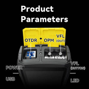 Réflectomètre optique à domaine temporel (OTDR) miniature <span class=keywords><strong>ZS1000</strong></span>, 6 en 1, portée de 80 km, avec fonctions VFL, IOLA, OPM, OLS pour équipement de fibre optique - Product Image 4