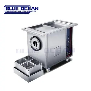 Machine commerciale de rôtissoire d'acier inoxydable pour le gaz de <span class=keywords><strong>friture</strong></span> d'écrous/source d'alimentation électrique - Product Image 1