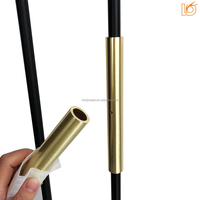 Manchon en laiton électrolytique pour balustre d'escalier rond en métal, tube de fondation en fer forgé pour rampe d'escalier – Prix abordable