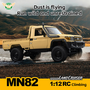 MN82 1:12 Scale <strong>RC</strong> Crawler 4WD Remote Control Off Road RTR 2.4G Remote Control Pickup Truck Toys For Adults - Product Image 2