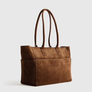 <span class=keywords><strong>Sac</strong></span> fourre-tout Hobo de luxe moderne et rétro personnalisé pour femme en <span class=keywords><strong>cuir</strong></span> de veau <span class=keywords><strong>italien</strong></span>, grande capacité, <span class=keywords><strong>sac</strong></span> <span class=keywords><strong>à</strong></span> bandoulière pour femme - Product Image 2