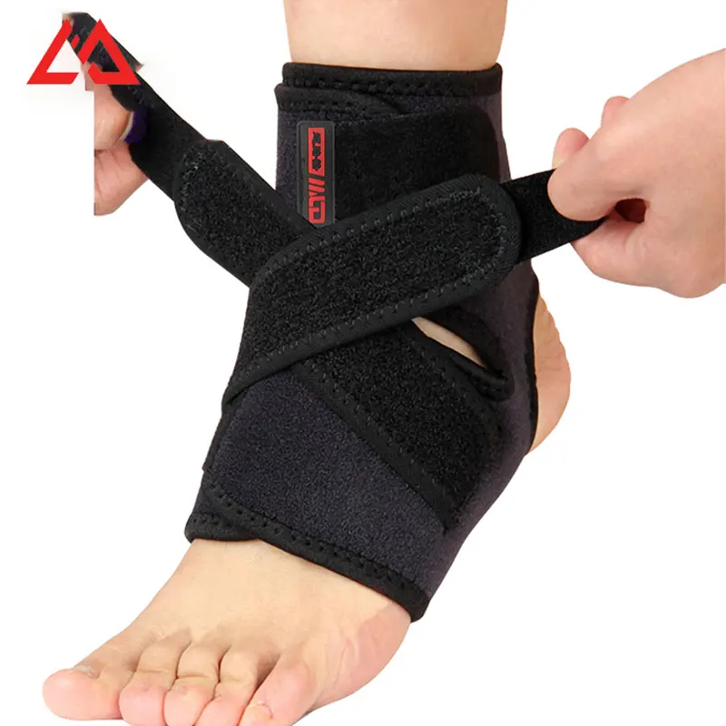 Sport Adjustable Neoprene Breathable Compression Ankle Support Ankle Brace Strap for protection-Relieve Pain