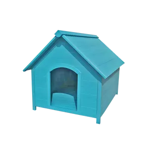 Outdoor HIPS Plastic Wood High Quality Waterproof Durable Pet Dog Kennel House