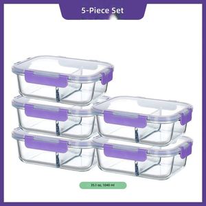 High Plastic Kitchen Food <b>Storage</b> Container Removable Design Heat Resistant Shatterproof Eco-Friendly <b>Stackable</b> Fresh Keeping - Product Image 3