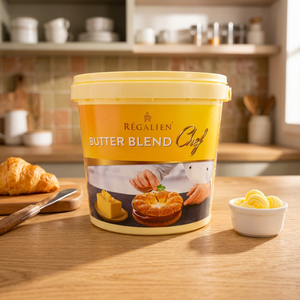 Regalien Mélange de Beurre Stérilisé Aromatisé aux Fruits, Semi-Moelleux, Format Professionnel en Pot, pour la Cuisson et les Toasts - Product Image 4
