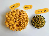 Snacks de céréales en gros, mélange oriental, mélange de haricots verts de haute qualité, craquelins