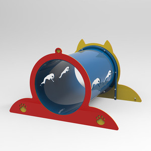 Produits de parc pour chiens commerciaux en plein air ensemble d'équipement d'entraînement à l'agilité pour chien kits de parcours d'obstacles pour grand chien tunnel de rampement pour chien - Product Image 1