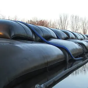 Plates-formes Geotube pour dragage rivière et canaux enlever les sédiments contaminés