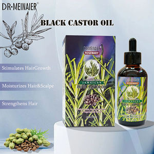 Nuovo Confezionamento Olio di Ricino Naturale con Rosmarino e Glicerina per Nutrire Capelli e Cuoio Capelluto, Olio di Ricino Nero Spremuto a Freddo da Semi Grezzi - Product Image 3