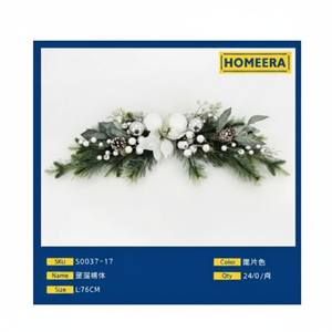 L76CM decorazione appesa natalizia per interni da 24 pezzi in scatola-tessuto in schiuma di plastica - Product Image 1