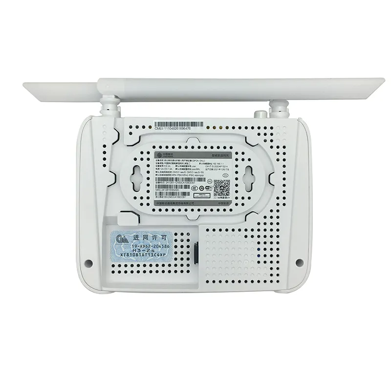Unidade ótica da fibra da versão inglesa de GPON ONU H3-2S Fiber Modem 4GE LAN + 2.4g e 5.8G Wifi AX1200 Dual Band ONT