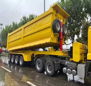 U Shape Hydraulic Side Dump Tipper Semi <b>Trailer</b> - Product Image 1