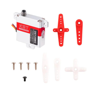 Servomoteur numérique à engrenages métalliques DS135MG 10mm 5.2Kgf.cm 0.12sec pour aile de planeur, drones, hélicoptères RC, bras robotique, pièces de voitures miniatures