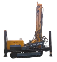 Foreuse hydraulique diesel DTH pour puits d'eau, profondeur 500m, modèle FY500, vente directe usine