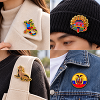 Badges de revers personnalisés de haute qualité en métal émaillé, avec sequins, modernes, souples et rigides, pour la mode, vente en gros, design sur mesure
