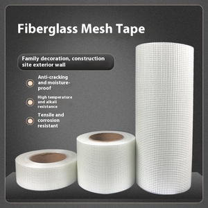 自己接着性ガラス繊維メッシュテープグリッド布内壁保護亀裂抵抗性ガラス繊維成形壁ジョイントベルト - Product Image 1