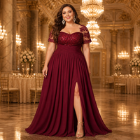 Robe de soirée décontractée en mousseline de soie à col en V, coupe trapèze, confortable, respirante et ornée de paillettes
