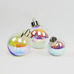 Vente en gros Lampe Sphères Globe LED Fantaisie Géant Irisé de Noël Grande Boule Artisanale pour la Décoration