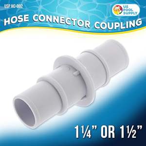 Venta caliente 1-1/4 "o 1-1/2" Acoplamiento de conector de manguera para piscina 2 uds Conectores de manguera de piscina con 4 abrazaderas de manguera - Product Image 5