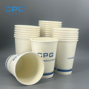Premium Wholesale Heat Resistant Double Wall <b>Paper</b> Cups 12oz 16oz Disposable PLA Lined Eco Friendly Tea Cups Hot Drink Cups - Product Image 1