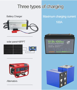 24V 25.6V 100Ah 2560Wh 3000-cyclus LiFePO4 Deep Cycle accu voor zonne-energie, camper en kamperen - Product Image 3