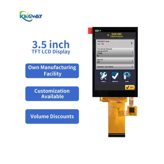 3.5 Inch TN Screen 320x480 200 Brightness MCU 8 Interface ILI9488 TFT LCD Module Touch Display