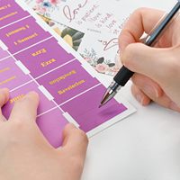 Fournitures de journalisation biblique, onglets de la Bible, onglets de livres de la Bible pour l'Ancien et le Nouveau Testament, pour femmes
