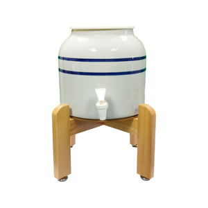 Dispensador de <span class=keywords><strong>Agua</strong></span> de Cerámica de Porcelana, Dispensador de <span class=keywords><strong>Agua</strong></span> de Sobremesa, Dispensador de <span class=keywords><strong>Agua</strong></span> <span class=keywords><strong>Mineral</strong></span> de Cerámica, Compatible con Jarras de 3 a 5 Galones - Product Image 4