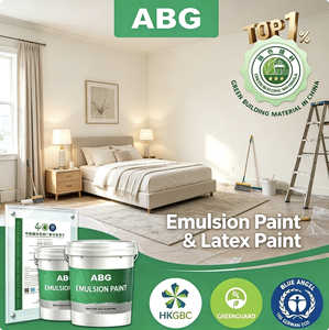 Pintura de látex satinada lavable, pintura de emulsión a base de agua para acabado de paredes interiores de apartamentos. - Product Image 1