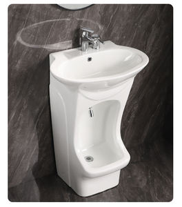 무슬림을위한 현대 세라믹 우두 분지 욕실 학교를위한 세라믹 타원형 세면대 - Product Image 2