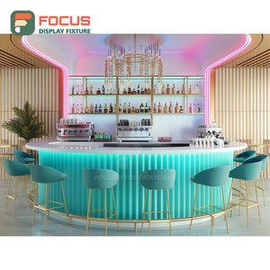 Vitrina Comercial para Café, Panel de Vidrio Alto, Exhibidor de Granos de Café, Vitrina para Cafetería en Color Nogal - Product Image 3