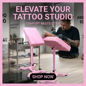 Reposabrazos Profesional para Tatuajes, Ajustable en Altura y Ángulo, Cómodo, Color Rosa, Fácil <span class=keywords><strong>de</strong></span> Usar, para Estudio - Product Image 2