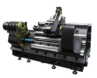 Centre d'usinage horizontal CNC à 2 axes IHT1031 avec lit incliné et commande FANUC, capacité moyenne