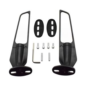 Espejo retrovisor para motocicleta Wuji 300rr Gsx250 Sai 600 Kawasaki 400, lente de cristal de plástico, pieza de repuesto del lado izquierdo - Product Image 2