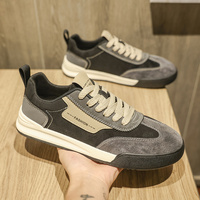 Baskets décontractées pour hommes, respirantes, en maille, imperméables, avec lacets, chaussures de marche antidérapantes, semelle extérieure en EVA, style urbain et tendance