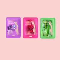 Gants au collagène pour dissolvant les bouts des doigts à saveur personnalisée masque exfoliant et hydratant pour les mains et les ongles pour la manucure