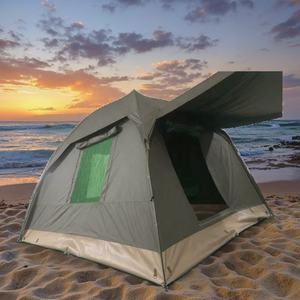 Vente en gros Camping familial <span class=keywords><strong>Safari</strong></span> dans un grand espace Tente à arc pour 6 personnes Tente de camping de style <span class=keywords><strong>sud</strong></span>-africain Tentes portatives à installation facile - Product Image 3