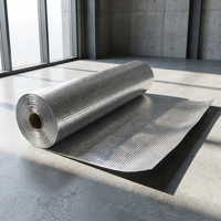 Film isolant thermique en tissu tissé d'aluminium anti-feu et anti-rayonnement avec motif rustique, garantie 1 an pour entrepôt