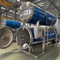 Autoclave de stérilisation à contre-pression en immersion d'eau, état neuf, pour sachets sous vide