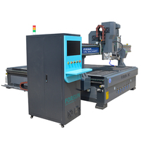 Machine à sculpter le bois 3d 1325 1530, broche rotative 4 axes, routeur ATC CNC, prix pour Sculpture et Relief